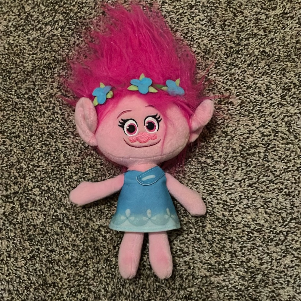 DreamWorks Trolls Plush Doll - Pink and Blue
